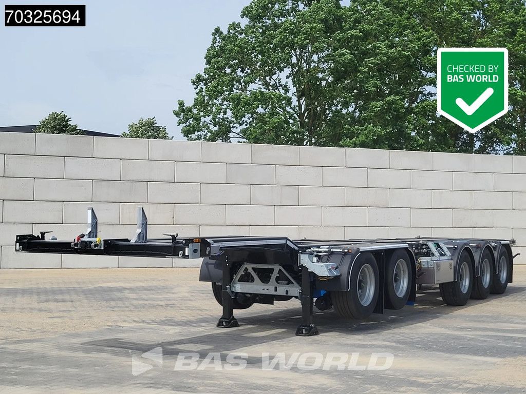 D-TEC CT-521-S NEW Breker-chassis 2x 20ft. 1x 30ft. 1x40ft 1x45ft