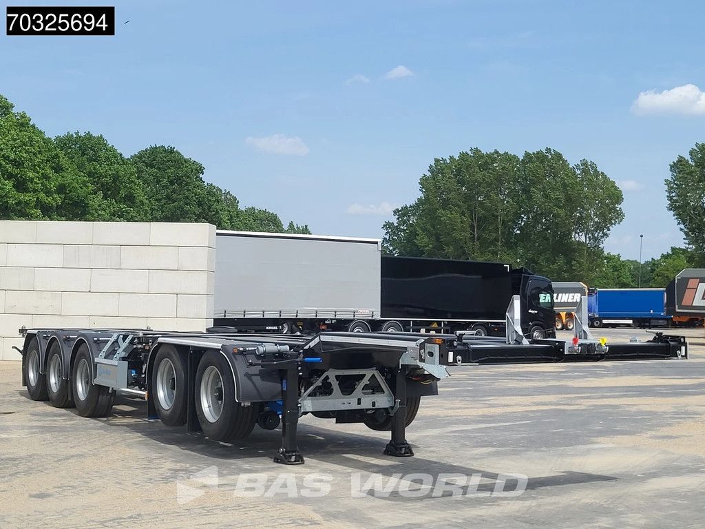 D-TEC CT-521-S NEW Breker-chassis 2x 20ft. 1x 30ft. 1x40ft 1x45ft