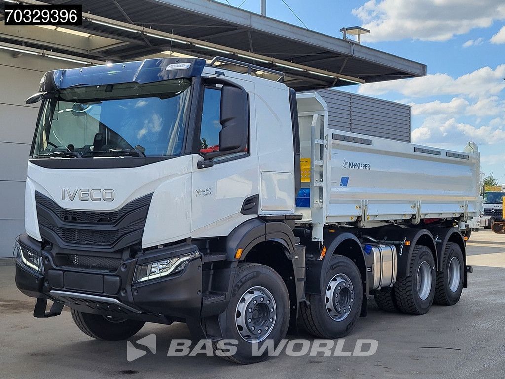 Iveco X-Way 500 8X4 NEW! 13m3 KH Dreiseitenkipper Full Steel Big Axle Euro 6