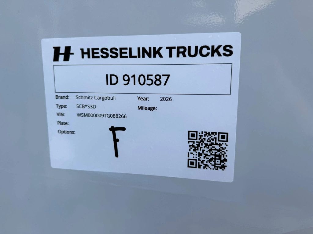 Schmitz Cargobull SKI 24 SL 28m3 Stalen kipper Liftas Automatisch zeil, Nieuw