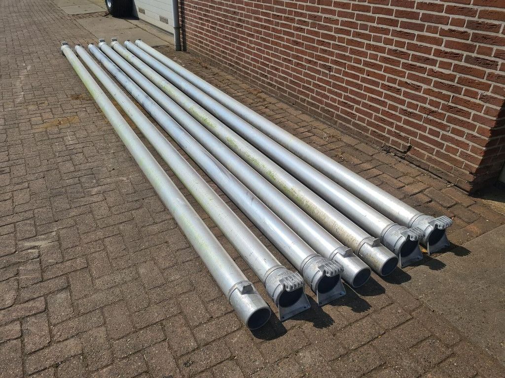 7 stuks humet beregeningsbuizen - Gebruikt irrigation hose