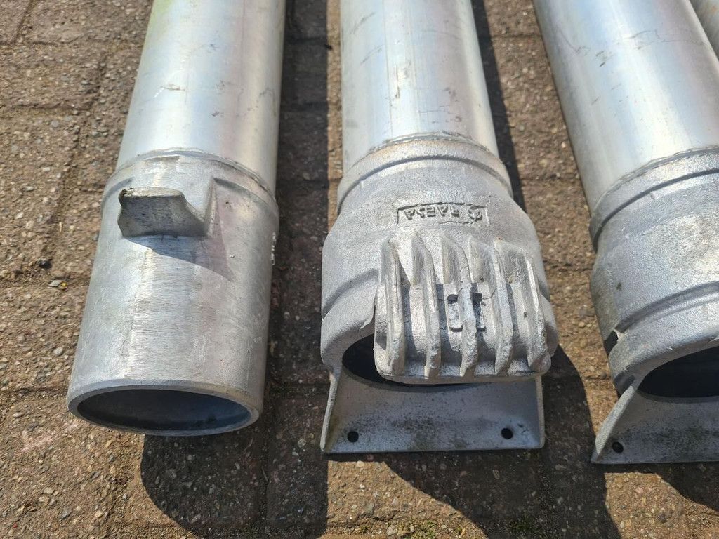 7 stuks humet beregeningsbuizen - Gebruikt irrigation hose