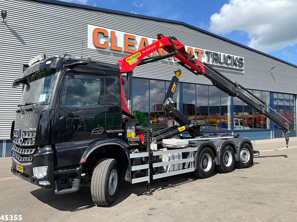 Mercedes-Benz Arocs 3540 8x4 Euro 6 Palfinger 19 Tonmeter laadkraan Just 119.021 Km!
