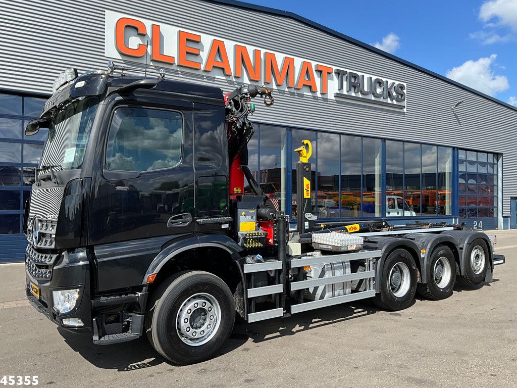 Mercedes-Benz Arocs 3540 8x4 Euro 6 Palfinger 19 Tonmeter laadkraan Just 119.021 Km!