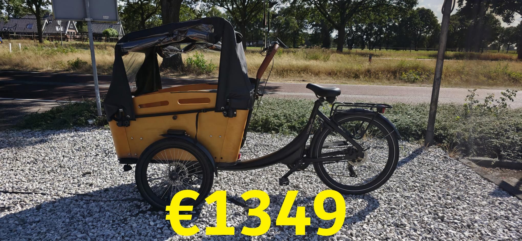 Bakfiets elektrische bakfiets cargobike hondenbakfiets ebike