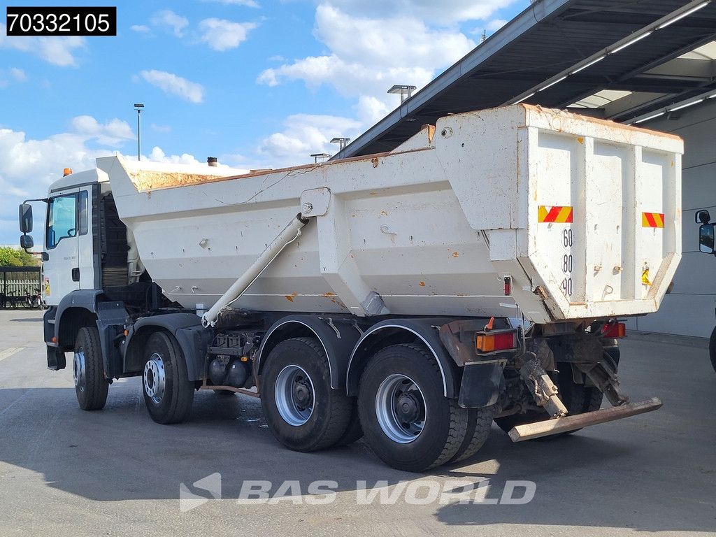 MAN TGA 35.390 8X4 19m3 tipper Steelsuspension Big-Axle Retarder Euro 2