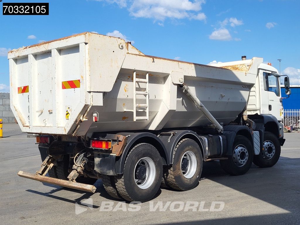MAN TGA 35.390 8X4 19m3 tipper Steelsuspension Big-Axle Retarder Euro 2