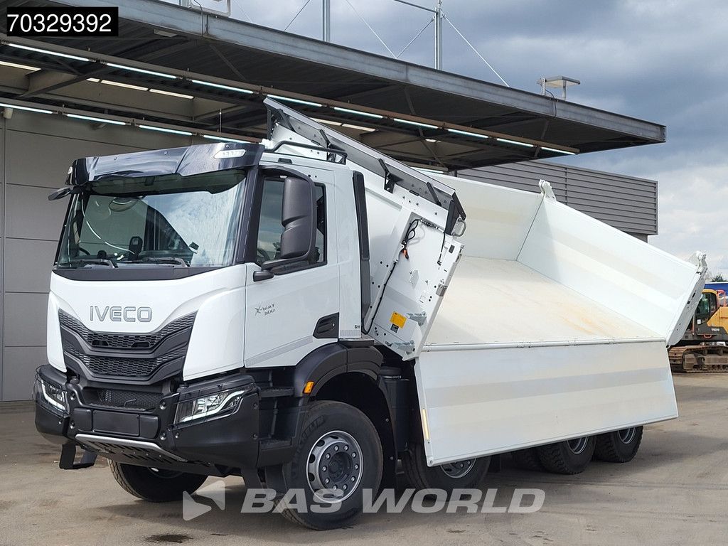 Iveco X-Way 500 8X4 NEW! 14m3 Meiler Trigenius 3-way tipper Steel suspension Big-Axle Euro 6