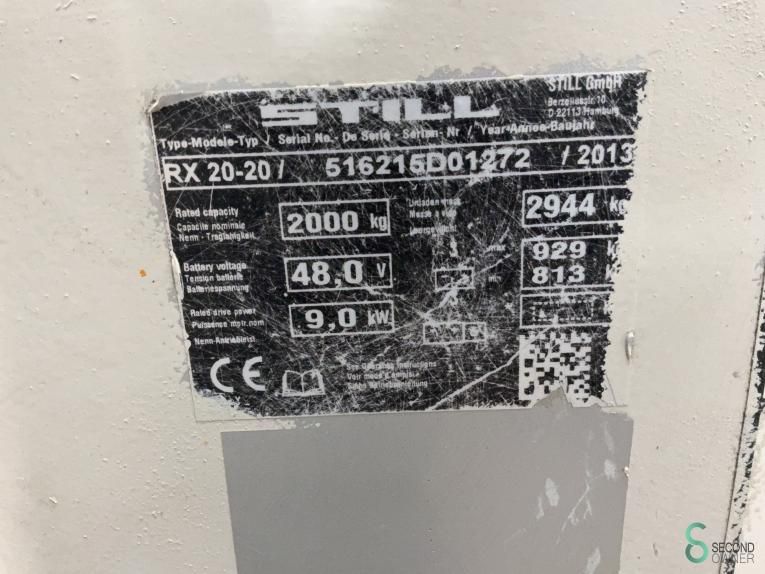 Heftrucks Elektrisch Still RX20-20 2013 Triplex