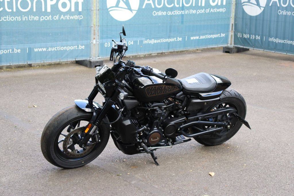 Motorcycle Harley-Davidson SPORTSTER 1250S Petrol 2022 (Margin)