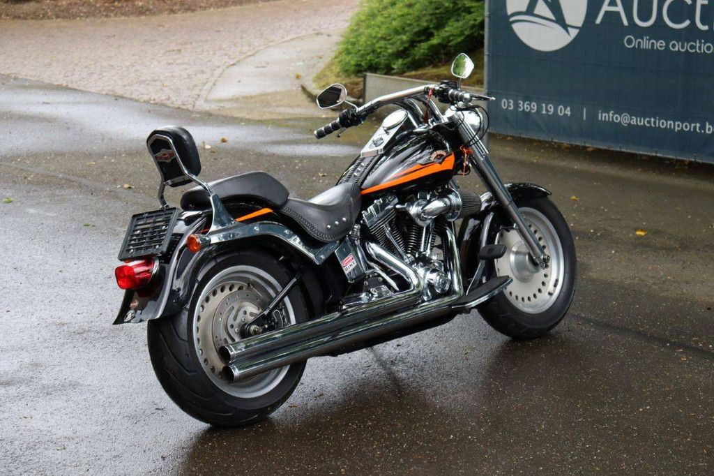 Motorcycle Harley Davidson Fat Boy Softail Petrol 2009
