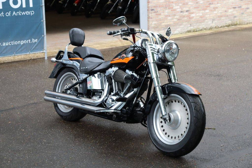 Motorcycle Harley Davidson Fat Boy Softail Petrol 2009