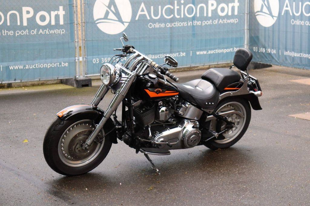 Motorcycle Harley Davidson Fat Boy Softail Petrol 2009