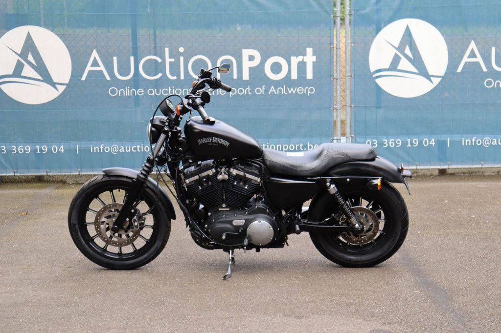 Motorcycle Harley Davidson Sportster XL883 Iron Petrol 2014