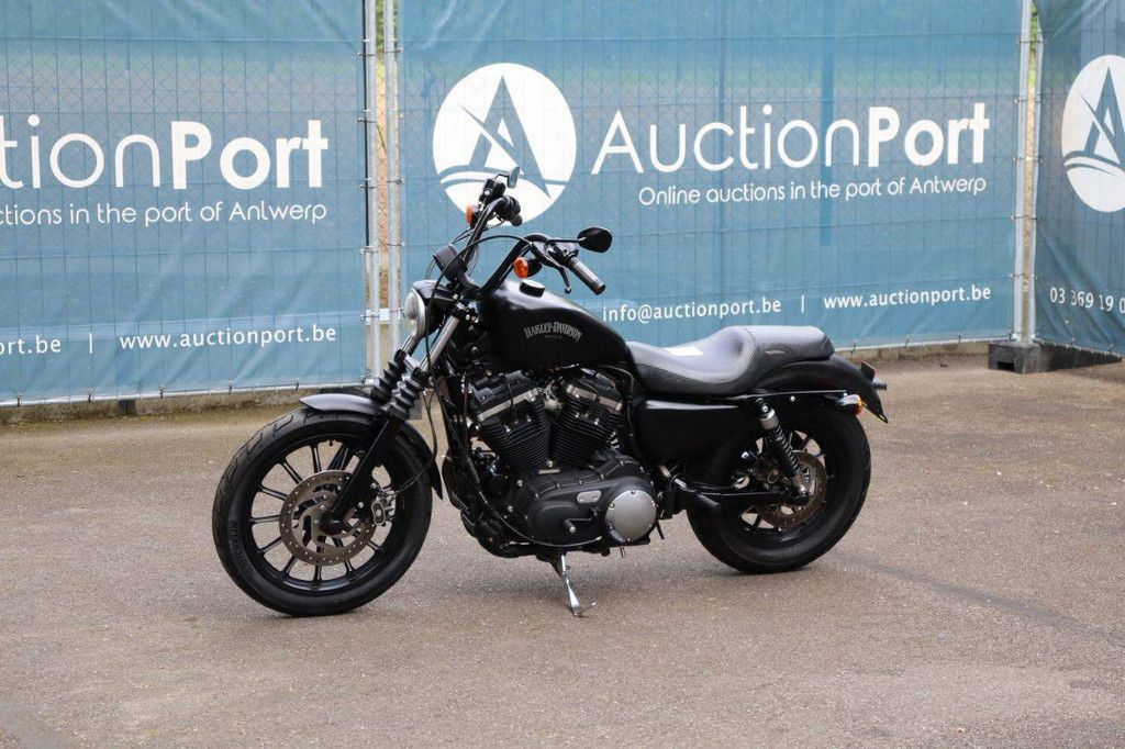 Motorcycle Harley Davidson Sportster XL883 Iron Petrol 2014