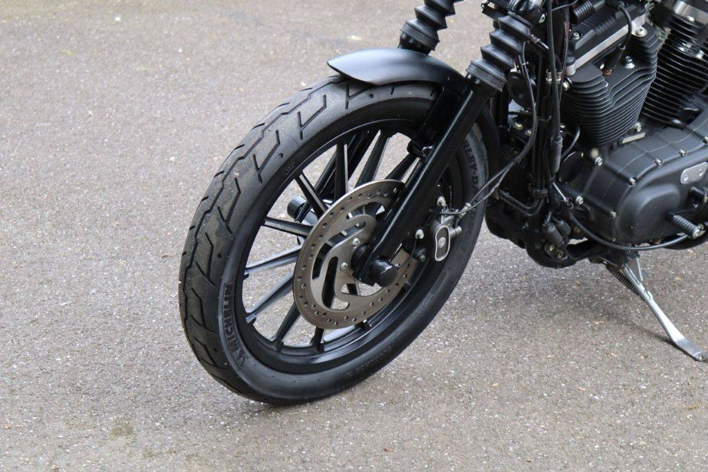 Motorcycle Harley Davidson Sportster XL883 Iron Petrol 2014