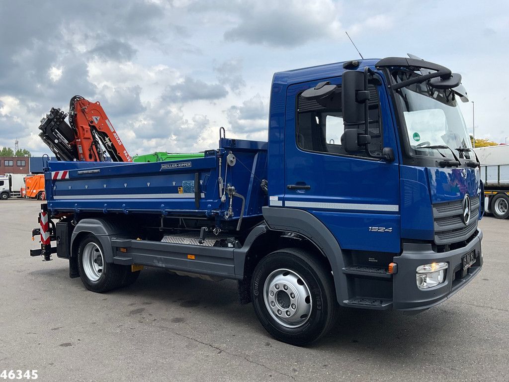 Mercedes-Benz Atego 1524 Euro 6 Atlas 10 Tonmeter laadkraan Just 1.858 km! NEW & UNUSED!