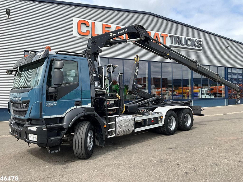 Iveco Trakker AD450T/P Euro 6 Hiab 18 Tonmeter laadkraan