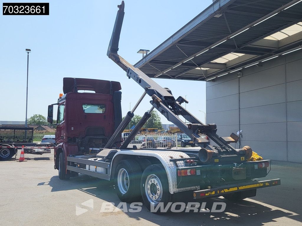 Mercedes Antos 2542 6X2 20tons Meiller Containersystem Day cab Lift + Steering axle Automatic Euro 6