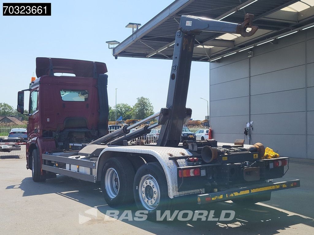 Mercedes Antos 2542 6X2 20tons Meiller Containersystem Day cab Lift + Steering axle Automatic Euro 6