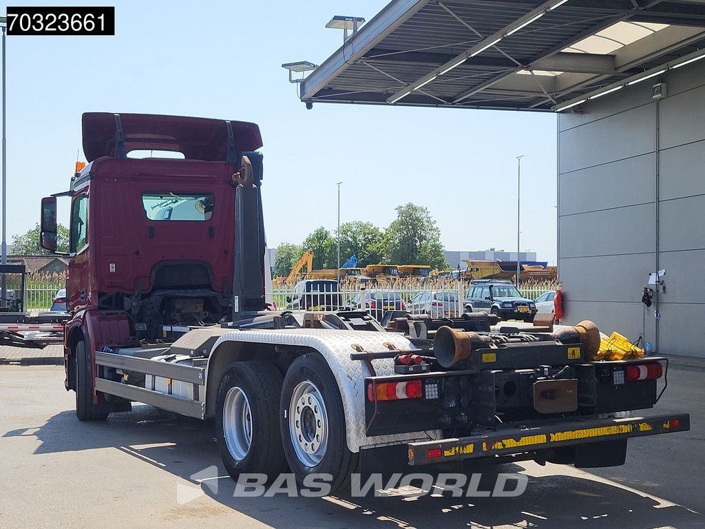 Mercedes Antos 2542 6X2 20tons Meiller Containersystem Day cab Lift + Steering axle Automatic Euro 6