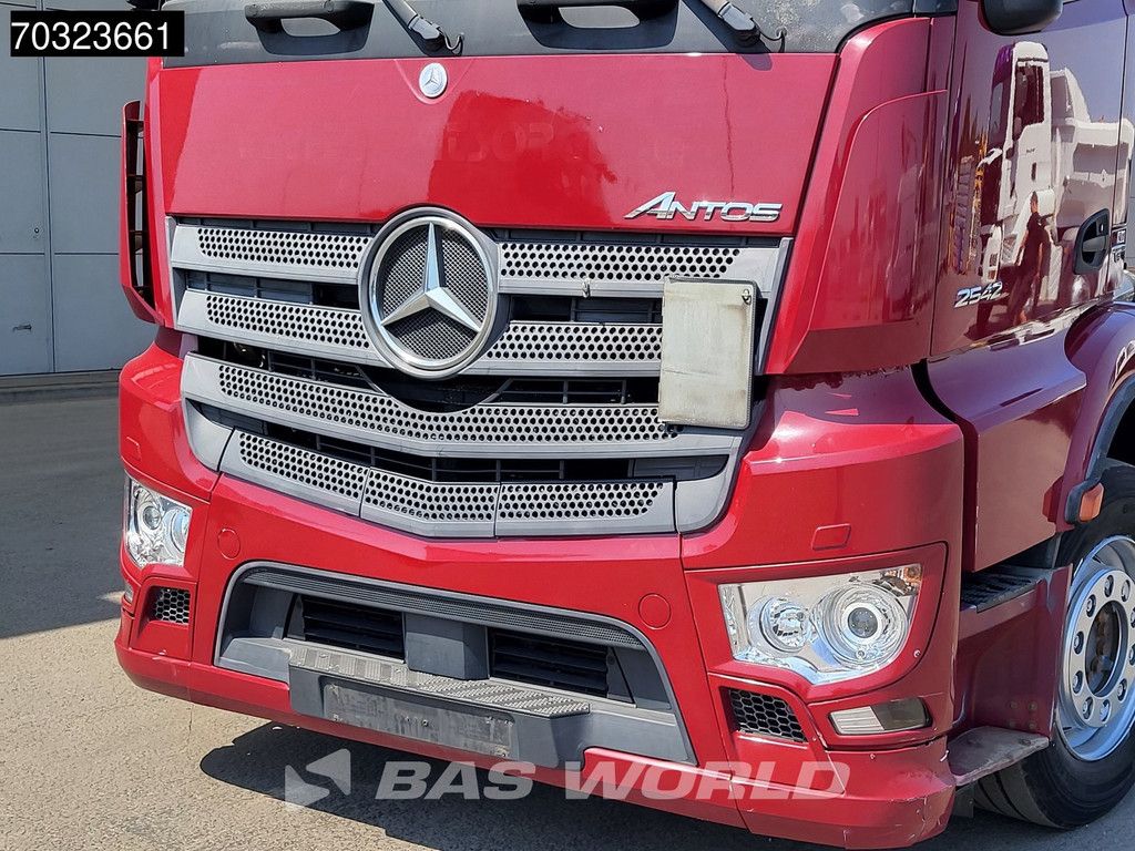 Mercedes Antos 2542 6X2 20tons Meiller Containersystem Day cab Lift + Steering axle Automatic Euro 6