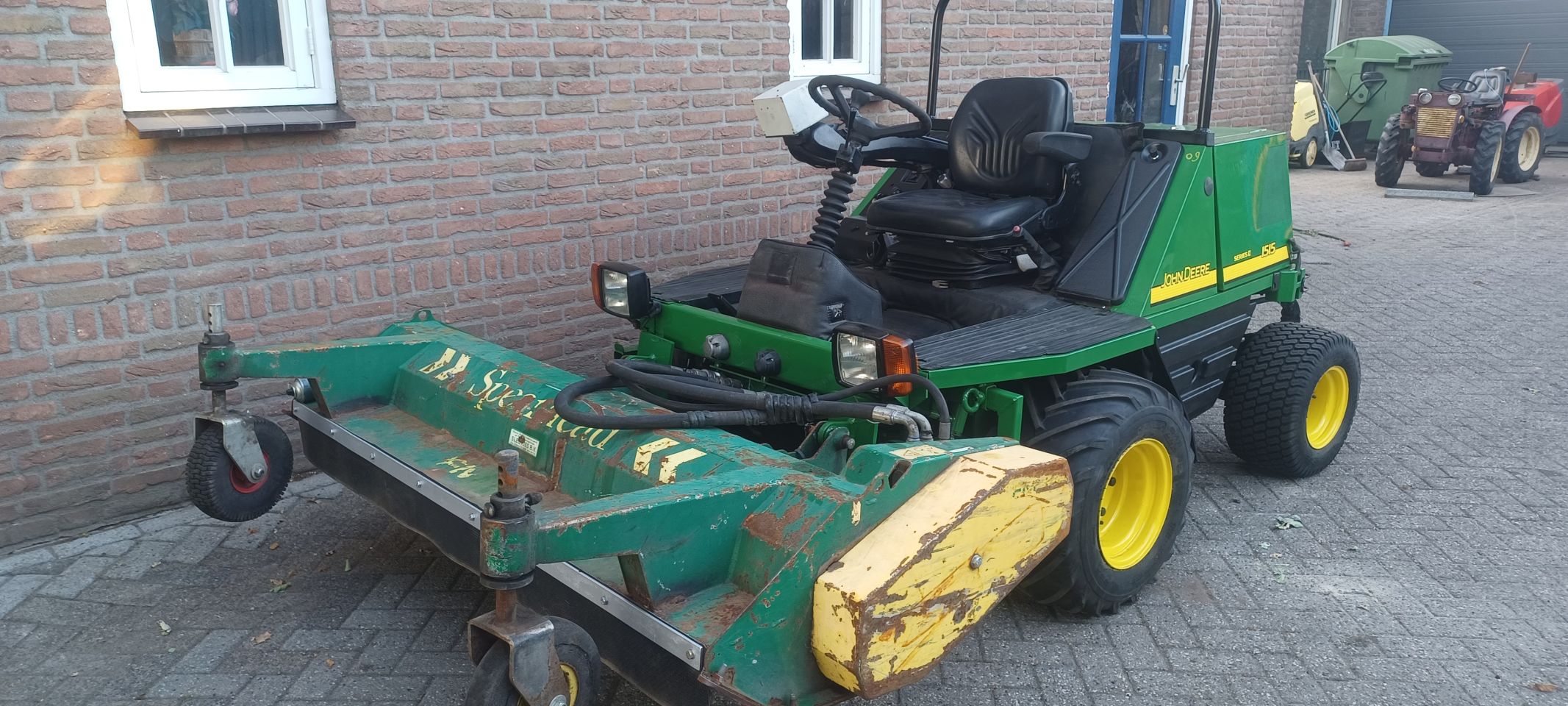 John deere 1515 series 2 met klepelmaaier 180 cm