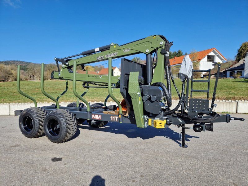 MTM 11T Rückewagen 8,10m Kran Kranwinde Eigenölversorgung Hydr. Vorg