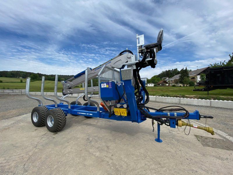 Scandic ST-10D 13t 7,9m Kran 850kg Hubkraft Druckluft Hochsitz