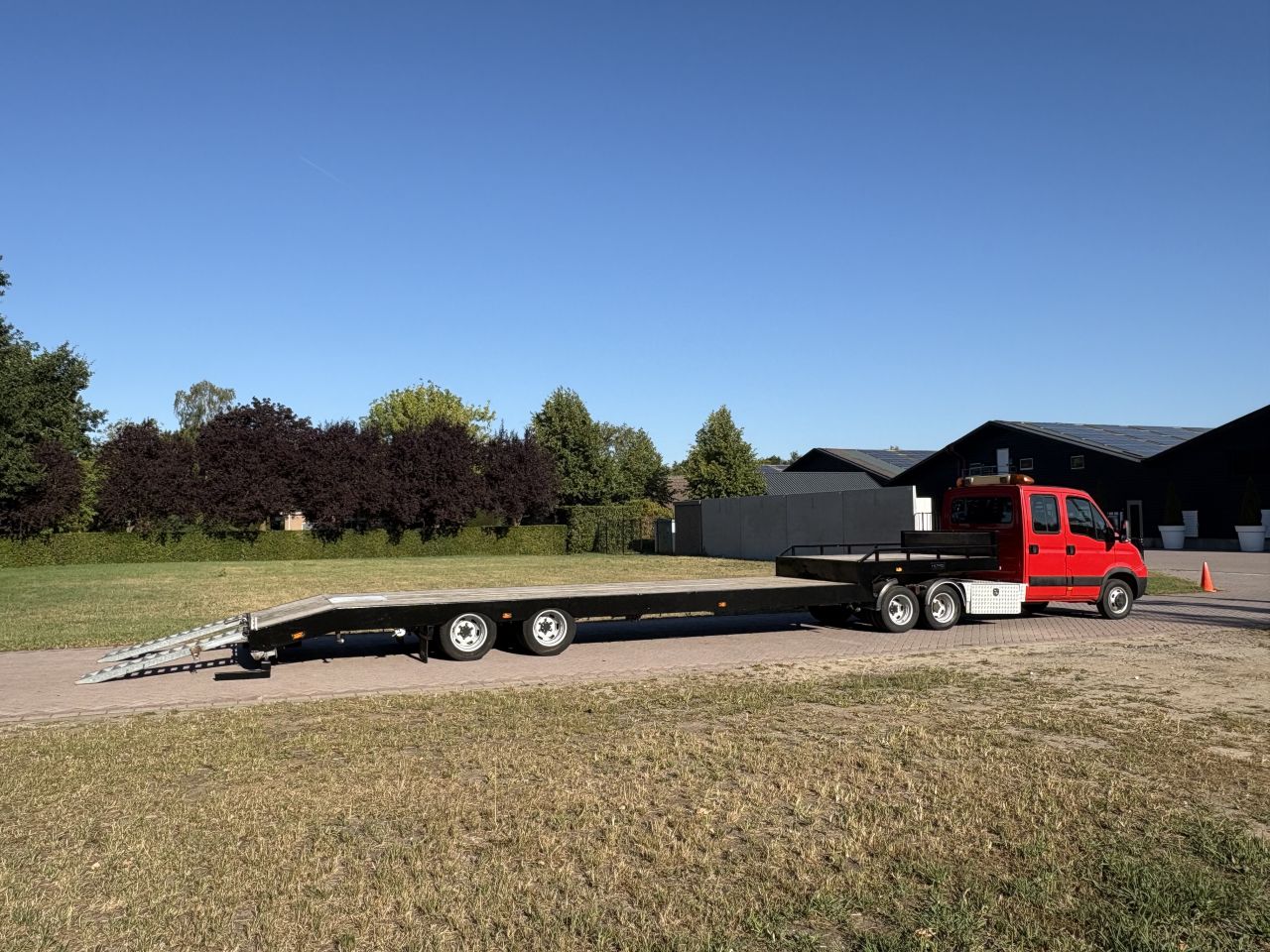 Be trekker Iveco Daily 40C18 N1 jeep-as - be oplegger 12 TON