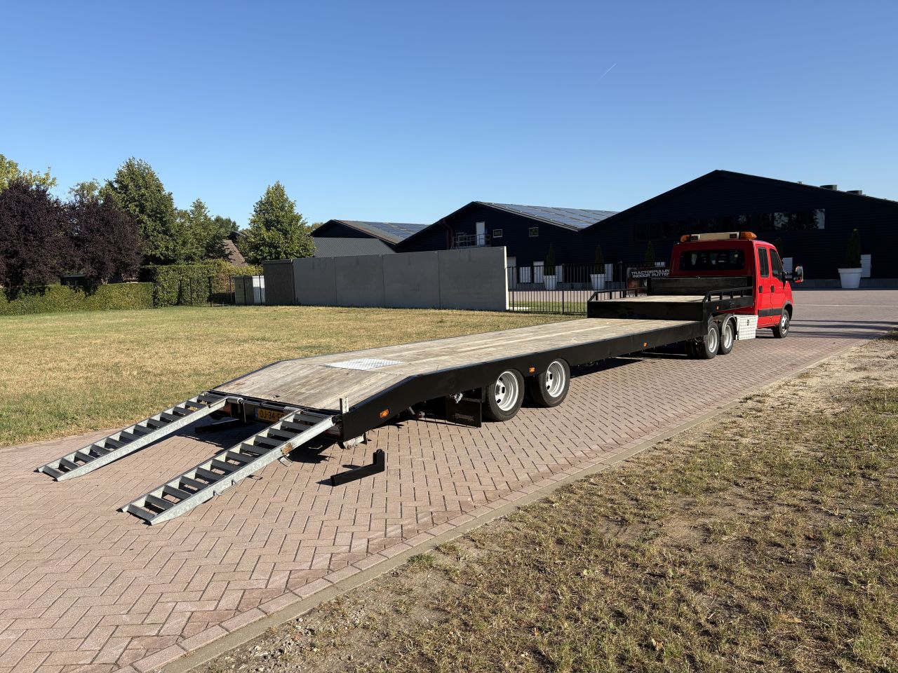 Be trekker Iveco Daily 40C18 N1 jeep-as - be oplegger 12 TON