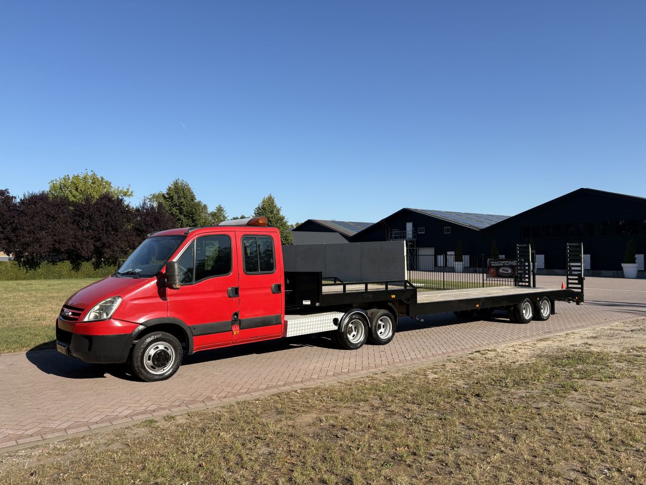 Be trekker Iveco Daily 40C18 N1 jeep-as - be oplegger 12 TON