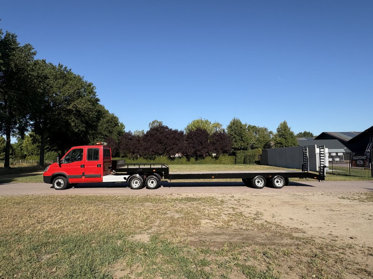 Be trekker Iveco Daily 40C18 N1 jeep-as - be oplegger 12 TON