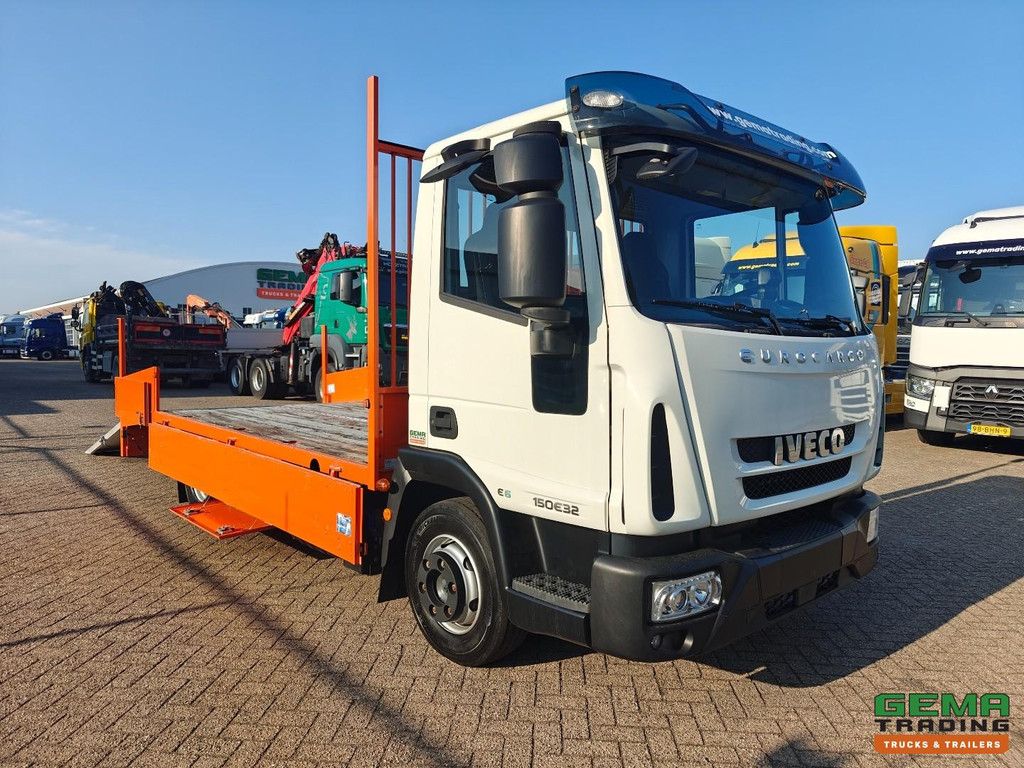 Iveco EuroCargo 80-160 4x2 DayCab Euro6C - Loading Platform 5m + Ramps + Winch - 22,000km - Payload 3140kg
