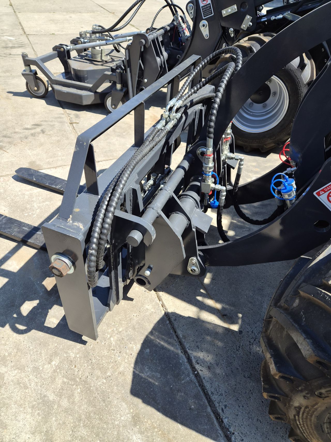 Shovel palletbord hydr.verstelbaar