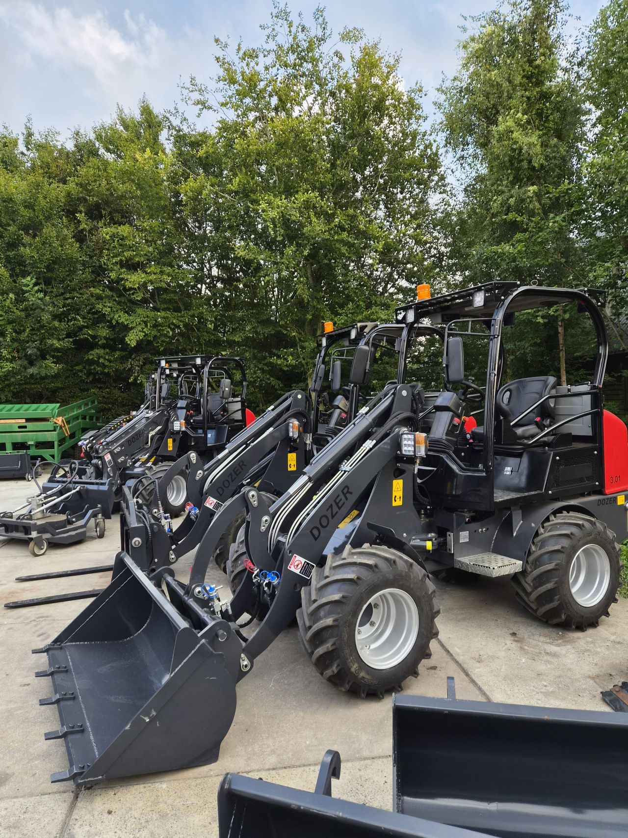 Shovel palletbord hydr.verstelbaar