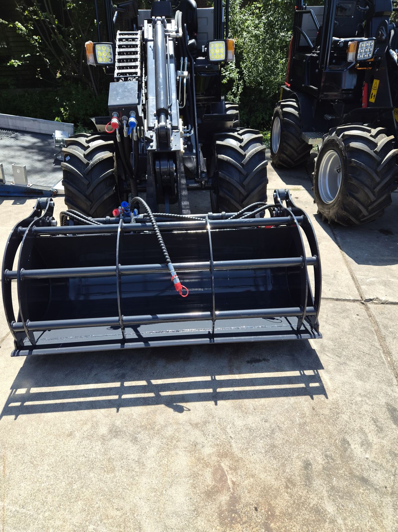 Shovel palletbord hydr.verstelbaar