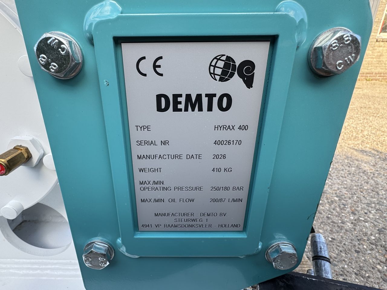 Hyrax 400 trilblok Dehaco / Demto