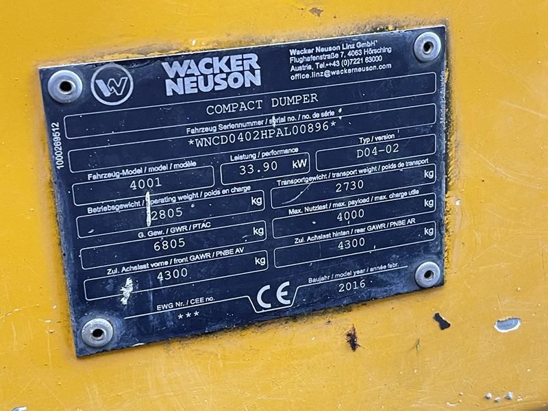 Wacker Neuson 4001
