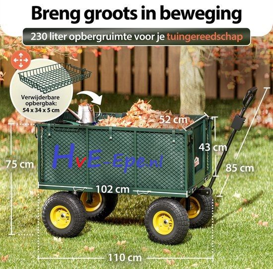 H_A_H- VDM- 750 Kg. = DEMO aanhanger