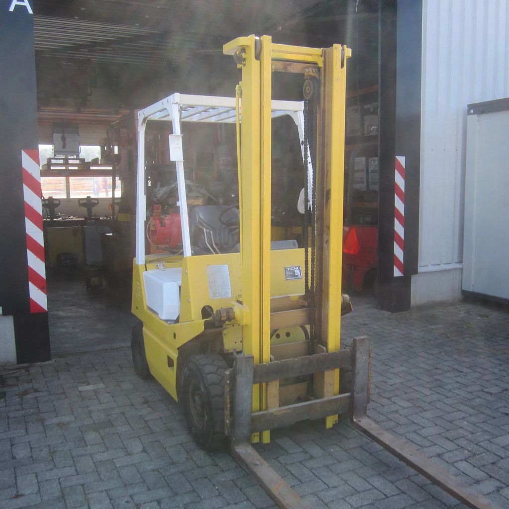 TCM FG 15, LPG-gas, duplo vrijzicht mast.