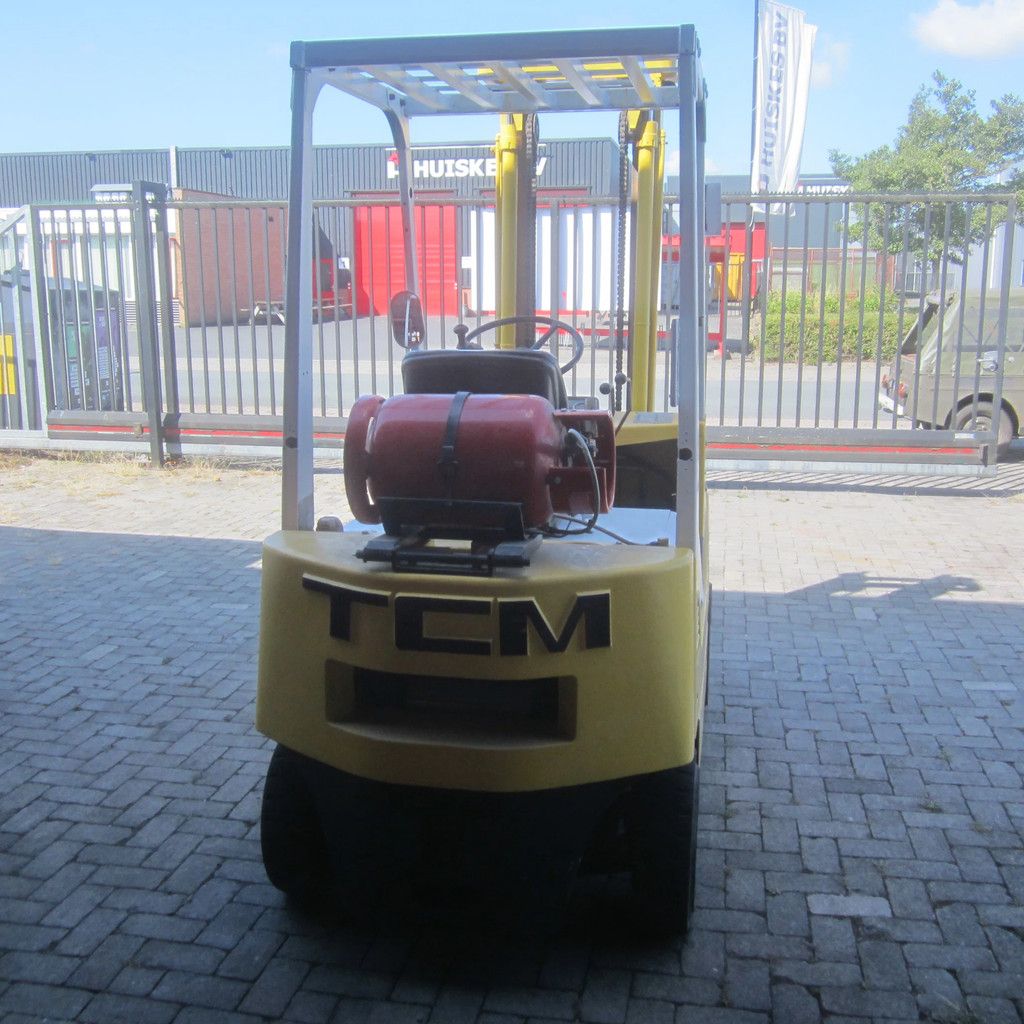 TCM FG 15, LPG-gas, duplo vrijzicht mast.