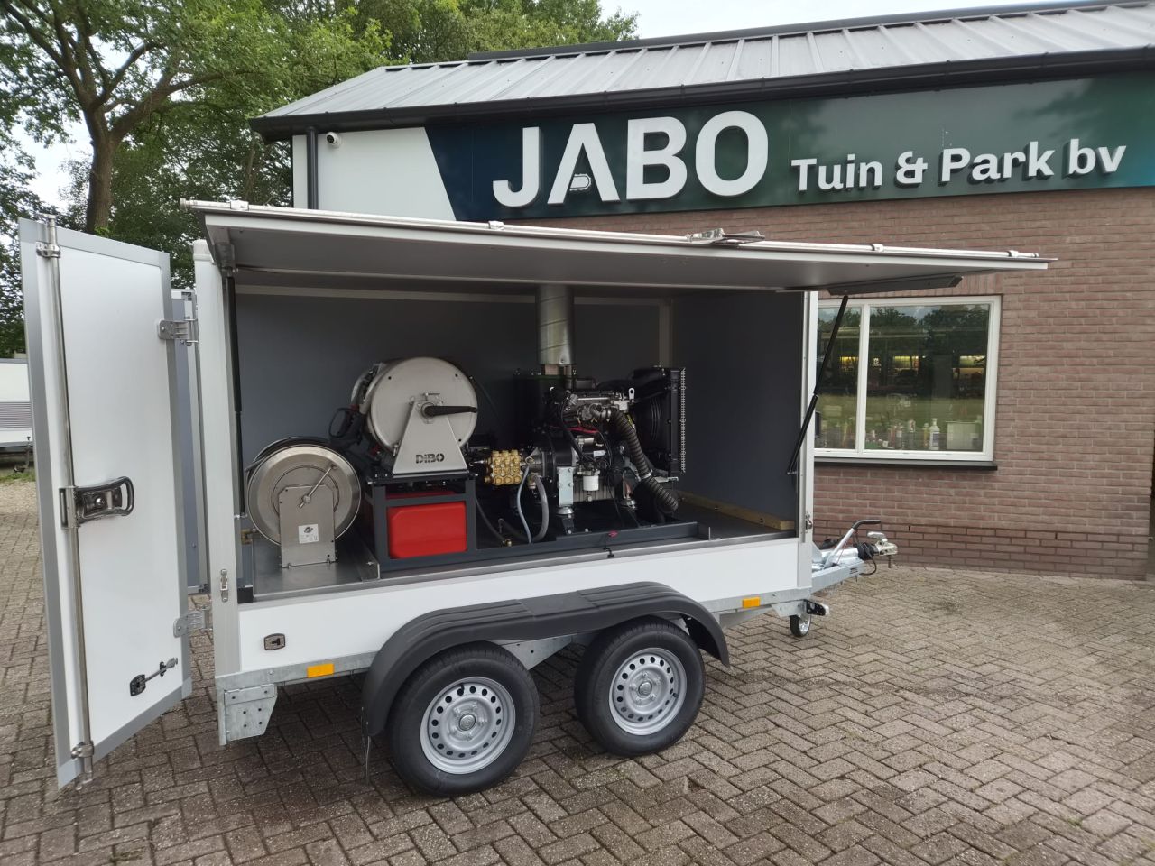 Dibo warmwater hogedrukreiniger JMB-S 350/18 basic trailer