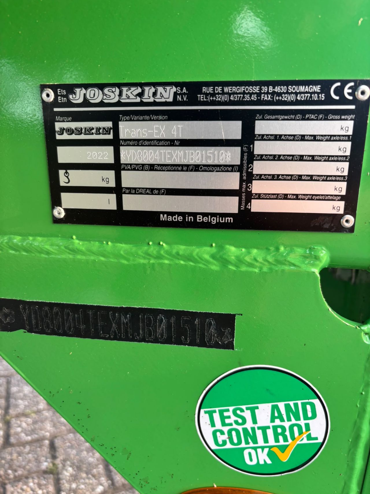 Joskin trans-EX 4t Kieper