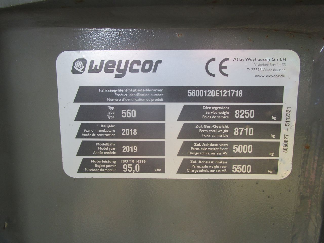 Atlas ar 560 990 uren !!!!!!!! 127 pk !!!!