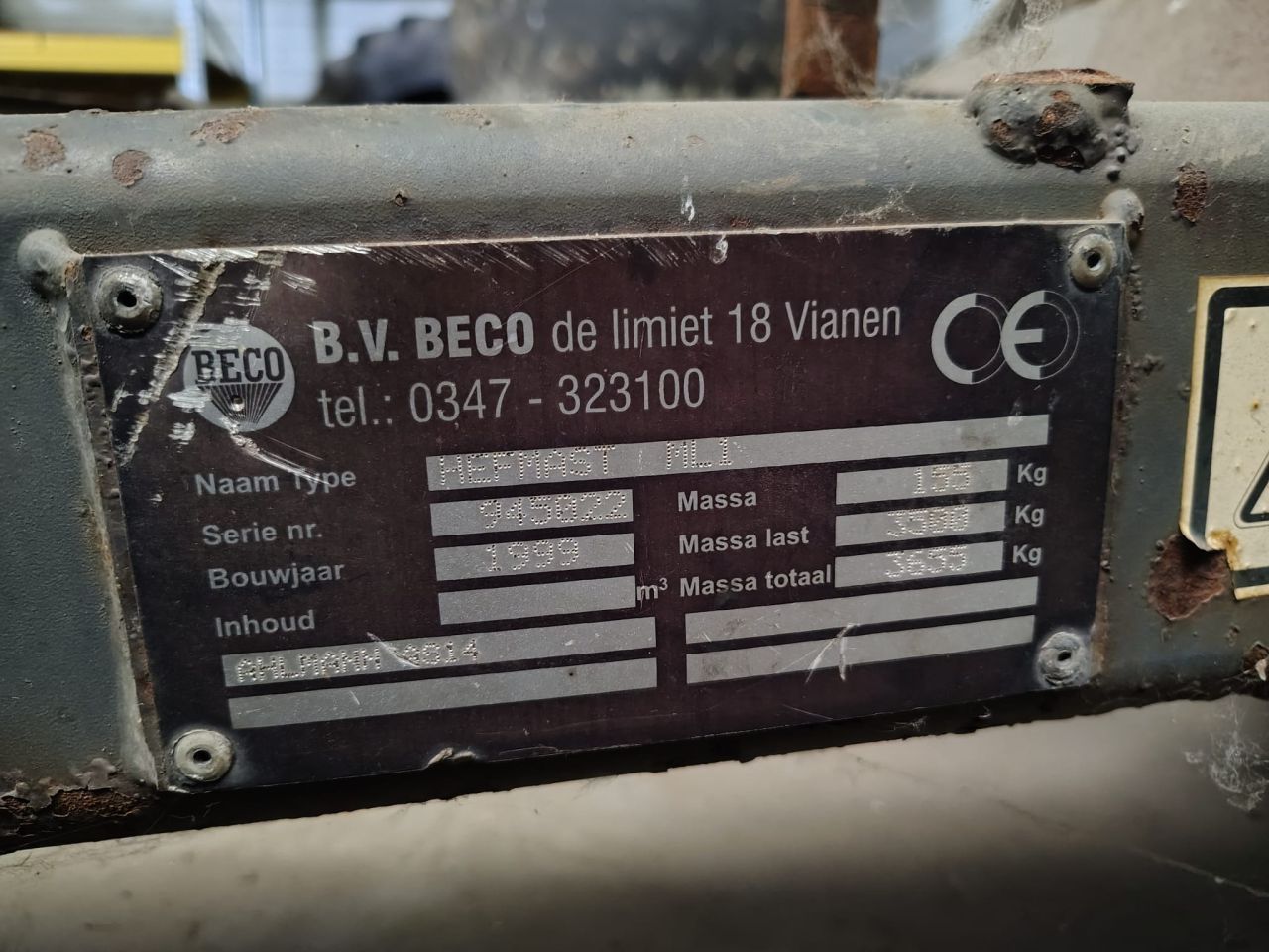 Hijsjib Beco Ahlman AZ150