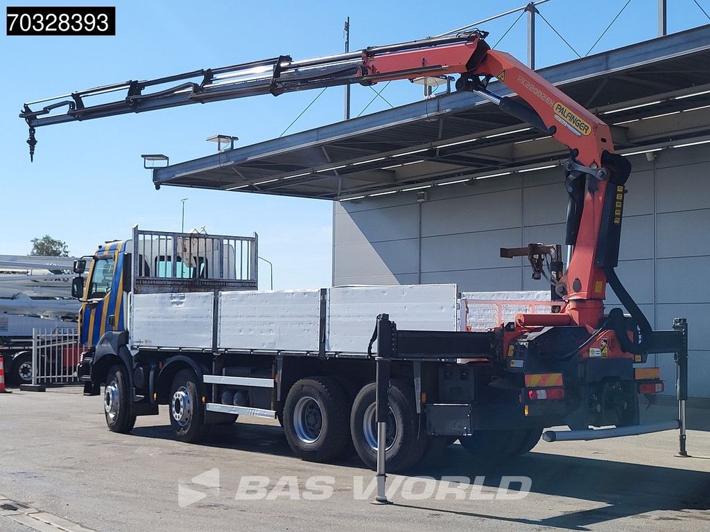Renault Kerax 430 8X4 Palfinger PK22002 EH Kran Crane Steel suspension Big-Axle Euro 5