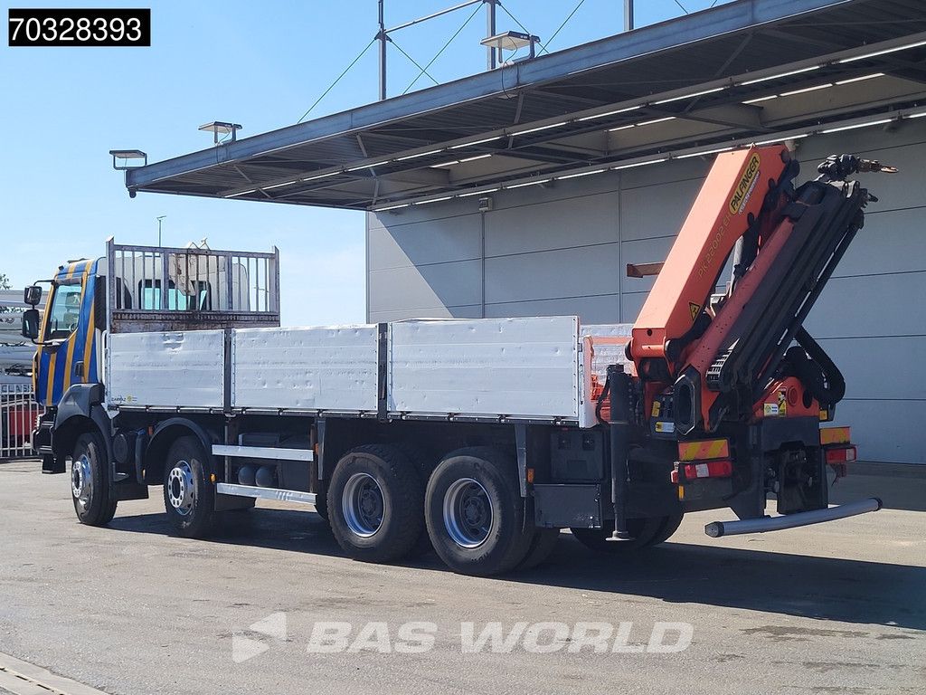 Renault Kerax 430 8X4 Palfinger PK22002 EH Kran Crane Steel suspension Big-Axle Euro 5