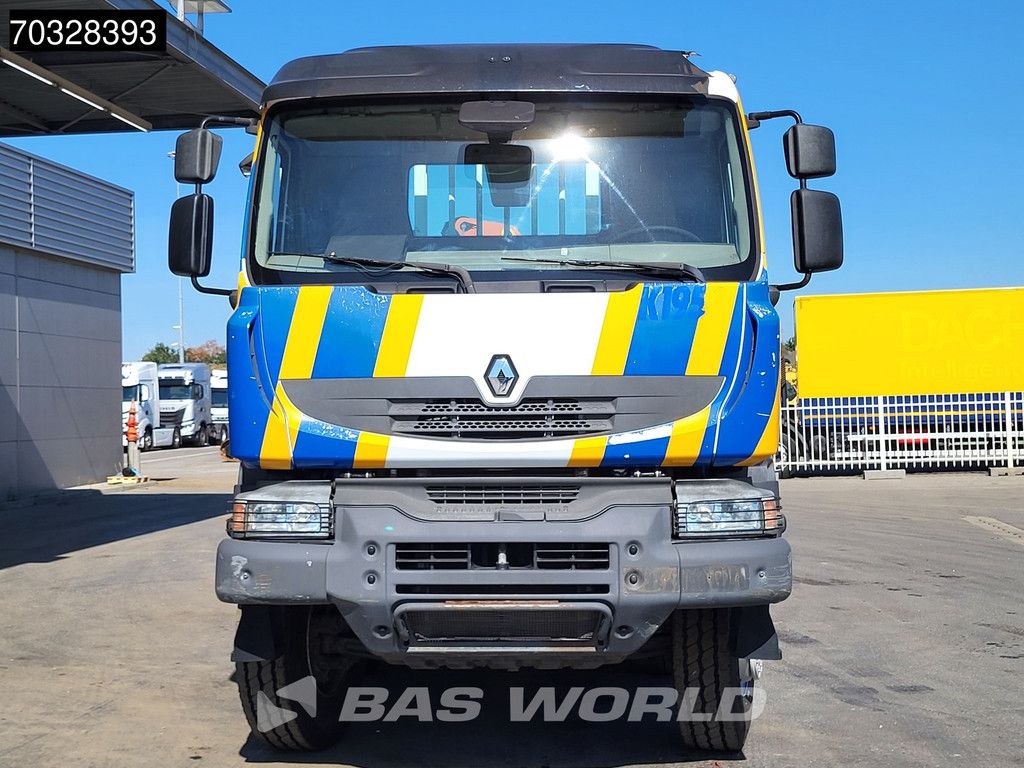 Renault Kerax 430 8X4 Palfinger PK22002 EH Kran Crane Steel suspension Big-Axle Euro 5