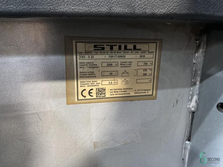 Heftrucks Elektrisch Still EXU-S22 2018